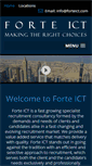 Mobile Screenshot of forteict.com